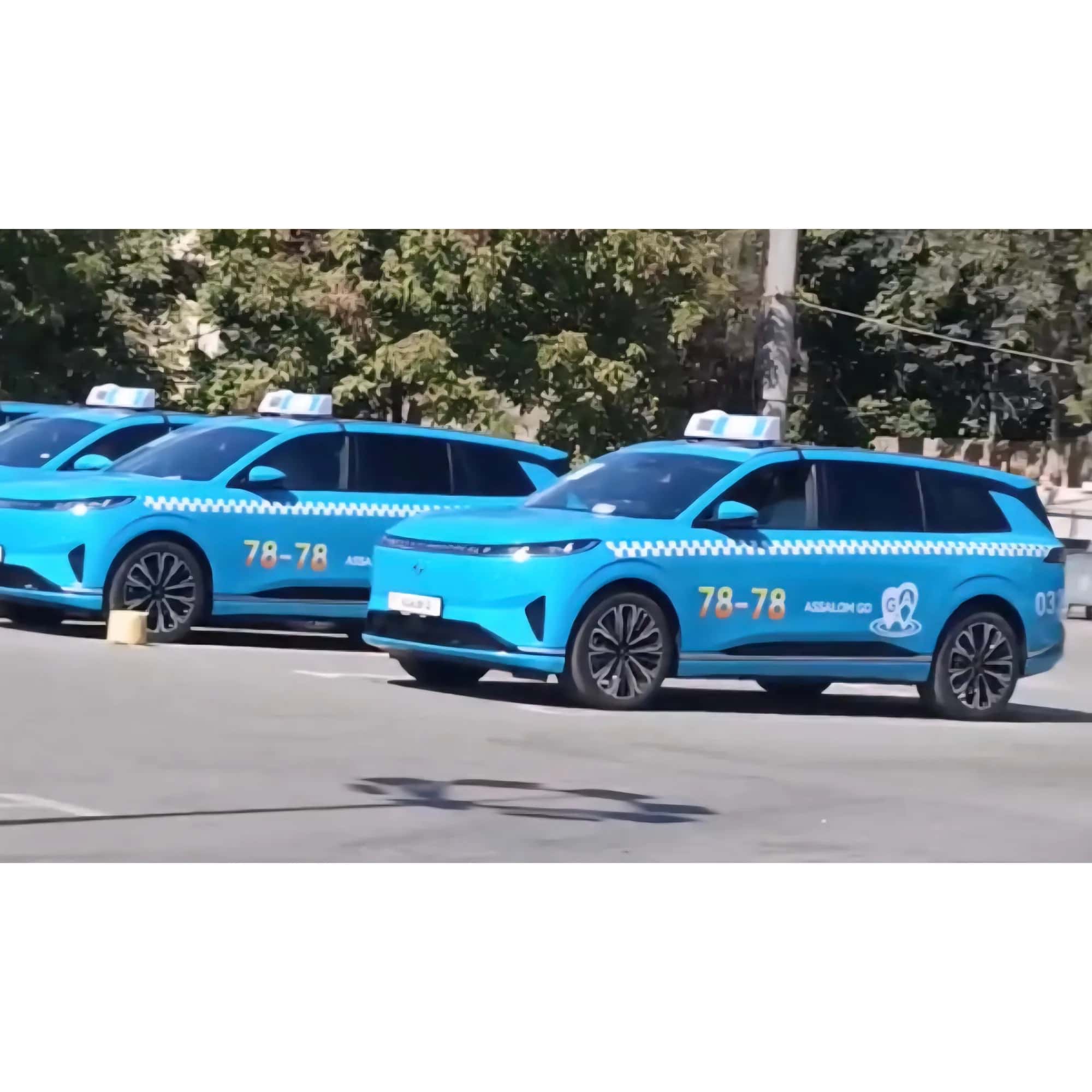⚡️Endi Toshkentda elektromobillar taksi xizmatida ishlaydi.