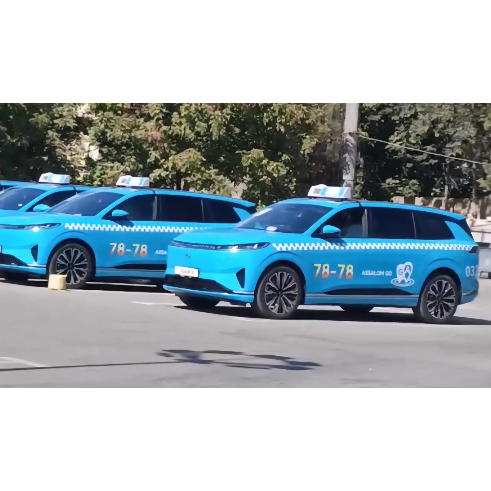 ⚡️Endi Toshkentda elektromobillar taksi xizmatida ishlaydi.